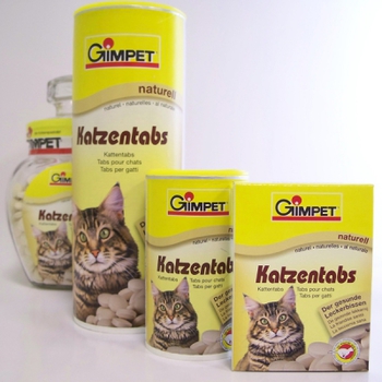 Gimpet /Джимпет витамины для кошек для улучшения флоры желудка 710т (белые)