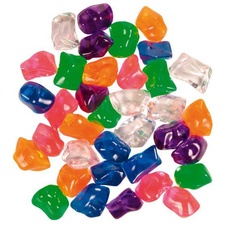 Камни для аквариума Trixie разноцветные, прозрачные, 36 шт