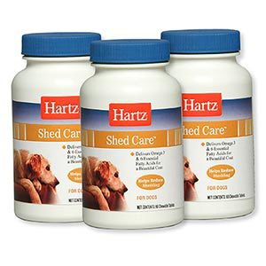 Витамины и пищевые добавки для взрослых собак Hartz Shed Care для улучшения состояния кожи и шерсти 60 таблеток