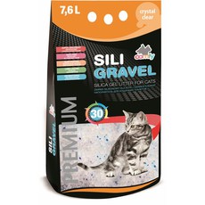 Наполнитель для кошачьего туалета Comfy Sili Gravel силикагелевый, 7,6 л