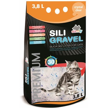 Наполнитель для кошачьего туалета Comfy Sili Gravel силикагелевый 3,8 л 3,8 л