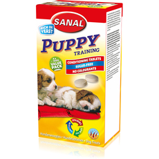 Витамины для щенков с 6-недельного возраста Sanal Puppy с кальцием, и витаминами B1, B2, B3 400 г