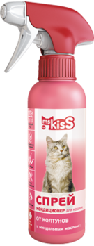 Спрей для кошек Mr.Kiss от колтунов с миндальным маслом 200мл.