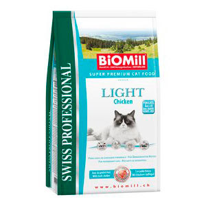 Сухой корм для взрослых кошек с избыточным весом Biomill Light 500 гр, 1,5 кг, 10 кг