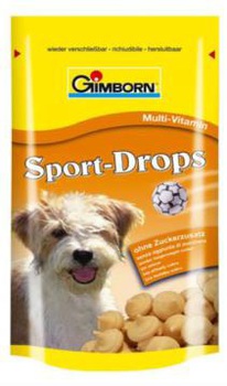 Витаминизированные дропсы для взрослых собак Gimdog без сахара 60 г