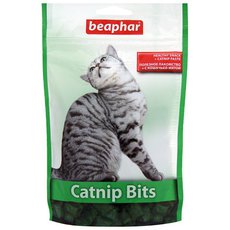 Лакомство для кошек и котят Beaphar Catnip Bits подушечки с кошачьей мятой, 35гр