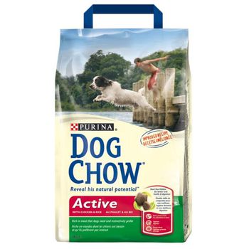 Сухой корм для взрослых высокоактивных собак Purina Dog Chow Active 2,5 кг, 15 кг