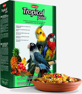 Дополнительный мягкий корм для средних попугаев Padovan Tropical Patee 20 кг