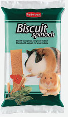 Лакомство для мелких декоративных животных Padovan Biscuit Spinach 30 г