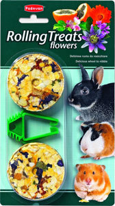 Лакомство для мелких декоративных животных Padovan Rolling Treats Flowers 68 г