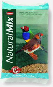 Комплексный и основной корм для экзотических птиц Padovan Naturalmix Esotici 1 кг, 20 кг