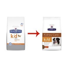Сухой диетический корм для собак при лечении заболеваний почек Hills k/d