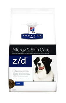 Сухой диетический корм для собак лечение острых пищевых аллергий Hills z/d 3 кг, 8 кг