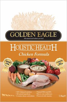 Сухой гипоаллергенный корм для взрослых собак Golden Eagle Holistic Chicken Formula 26/15 с курицей 6 кг