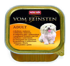 Консервы для взрослых собак Animonda Vom Feinsten Menue на основе мяса домашней птицы и пасты 150 г