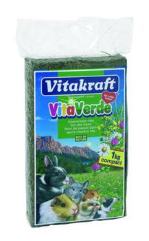 Сено с альпийских лугов для грызунов Vitakraft  Vita Verde 1 кг