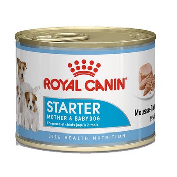 Влажный корм  для щенков всех пород до 2 месяцев беременных и кормящих сук Royal Canin Starter  195 гр