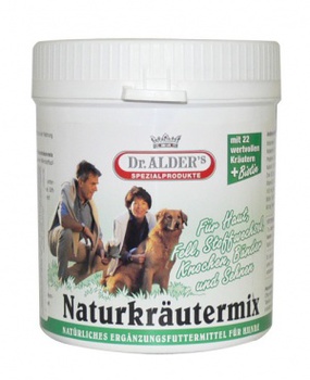 Витамины и пищевые добавки для взрослых собак Dr Alders Натурснэкс природные травы витаминно-минеральный комплекс 400 г