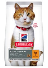 Сухой корм для молодых кастрированных котов и кошек Hill`s Young Adult Neutered Cat с курицей