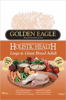 Сухой гипоаллергенный корм для взрослых собак Golden Eagle Holistic Large and Giant Breed Adult 24/14 12 кг