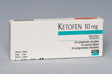 Ветпрепараты для животных Кетофен Мериал, 10 мг, 10 таб