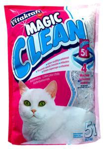 Наполнитель для кошачьего туалета Magic Clean силикогель, 5 л