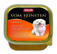 Консервы для взрослых собак Animonda Vom Feinsten Classic c домашней птицей и телятиной 150 г