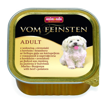 Консервы для взрослых собак Animonda Vom Feinsten Menue с говядиной и картошкой 150 г