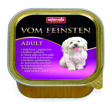 Консервы для взрослых собак Animonda Vom Feinsten Menue на основе мяса ягненка с цельными злаками 150г