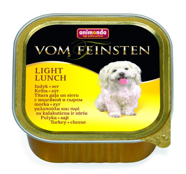 Консервы для взрослых собак Animonda Vom Feinsten Light Lunch облегченное меню с индейкой и сыром 150 г