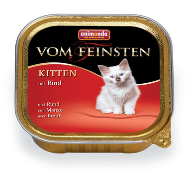 Консервированный корм для котят Animonda Консервы Vom Feinsten Kitten with Beef с говядиной 100 г