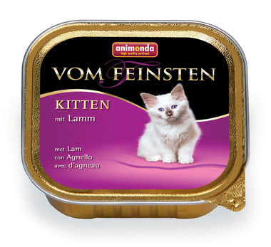 Консервированный корм для котят Animonda Консервы Vom Feinsten Kitten mit Lamm с ягненком 100 г