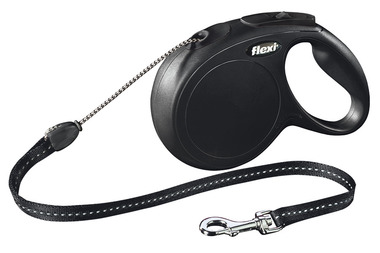 Рулетка Flexi Classic XS (до 8 кг) трос 3 м  Красный, Черный, Синий