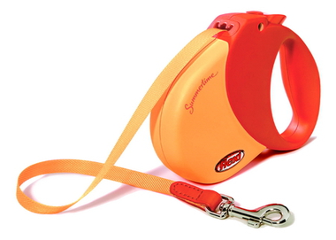 Поводок для собак Flexi Funtime M, ременной, с мягкой ручкой, 5 м, до 25 кг