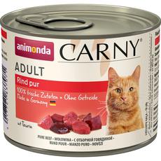 Консервированный корм для взрослых кошек Animonda Carny Adult Cat - Pure Beef с отборной говядиной