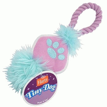 Игрушка для собак мелких пород Hartz Tiny Dog Plush Tug тяни-толкай