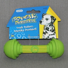 Игрушка для собак Hartz Isqueak Dumbell Md гантель с пищалкой, каучук, средняя