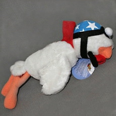 Игрушка для собак Hartz Stunt Pilots Plush Dog Toy петух, мягкий