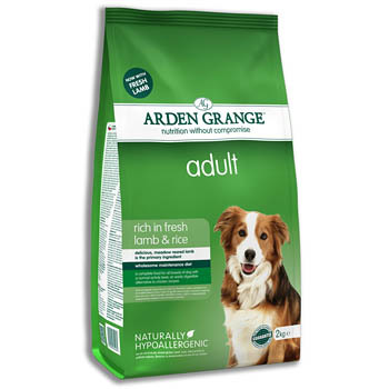 Сухой гипоаллергенный корм для взрослых собак Arden Grange Adult Dog Lamb and Rice с ягненком и рисом 2 кг, 6 кг, 12 кг, 15 кг