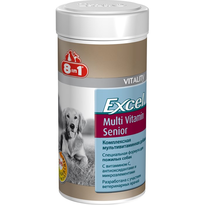 витамины excel для пожилых собак