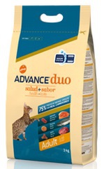 Сухой корм для взрослых кошек Advance Cat Duo Health Taste с рыбой 300 г
