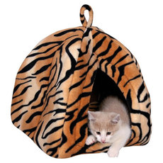 Лежак- домик для кошек Trixie Nero 35 х 40 х 35 см, плюш, тигровый