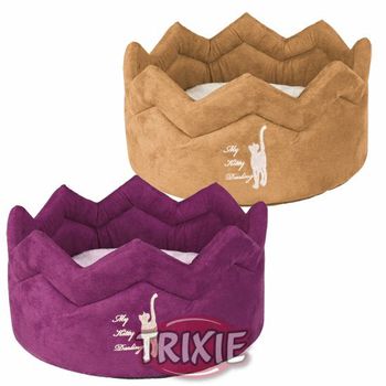 Лежак для кошек Trixie Kitty Darling 40 см, плюш, с бортиками