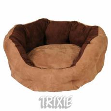 Лежак для собак Trixie Karima, искусственная замша, коричневый, 90х28 см