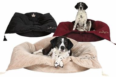 Подстилка для собак Trixie Королевский Пес с кисточками, бордо, 70х22х55 см