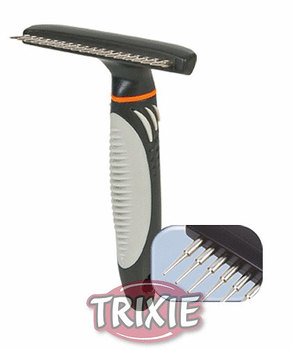 Расческа для собак Trixie с вращающимися переменными зубьями, 10 х 15 см