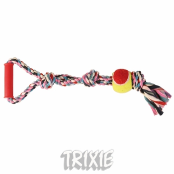 Игрушка для собак Trixie веревка с мячом, 50 см