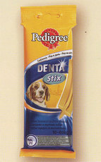 Лакомство для собак крупных пород Pedigree Denta Stix уход за зубами 270 г