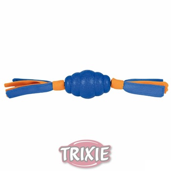 Игрушка для собак Trixie мяч для регби, резина, 25 см