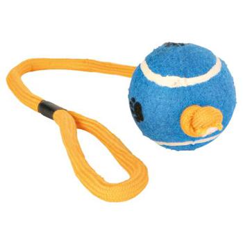 Игрушка для собак Trixie теннисный мяч, 6,5 см, 50 см